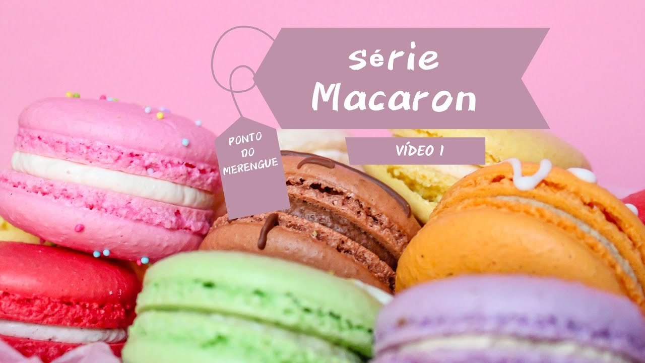 PARE DE ERRAR !Aprenda Macarons Merengue suíço DE FORMA SIMPLES.  vídeo 1.