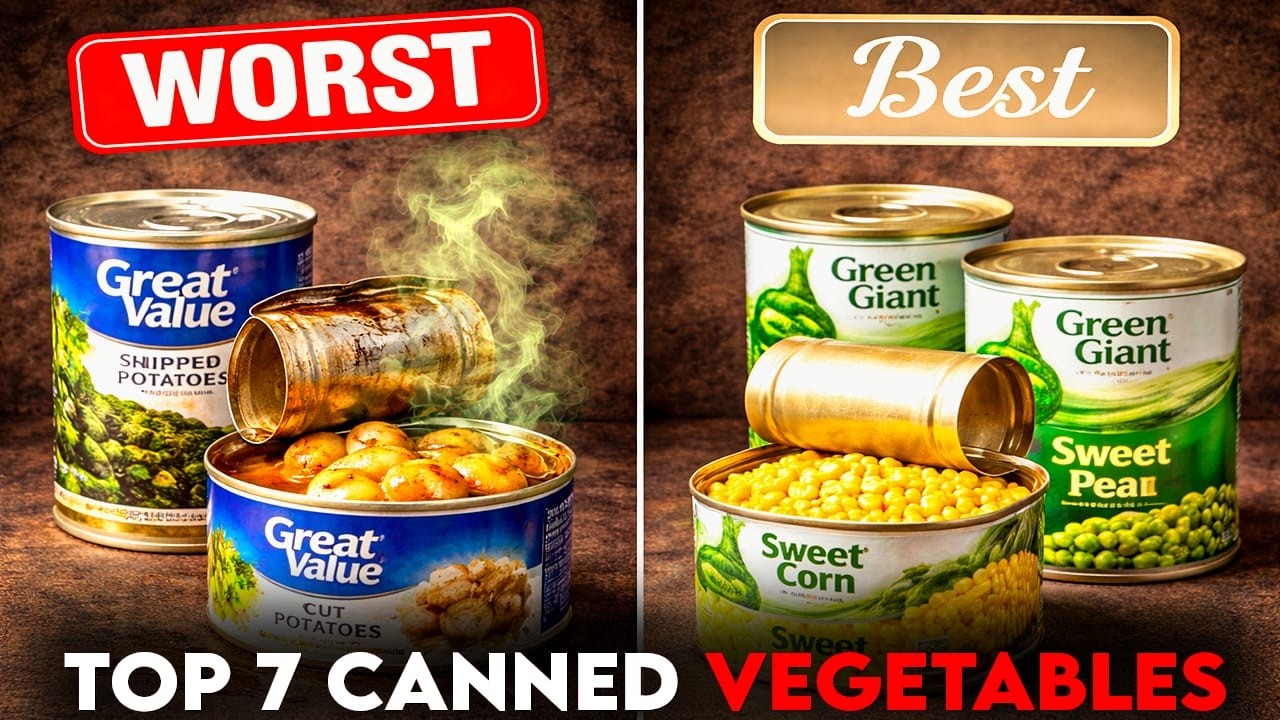 Don't Waste Shelf Space: 7 Canned Vegetables Preppers HOARD vs 3 They Trash