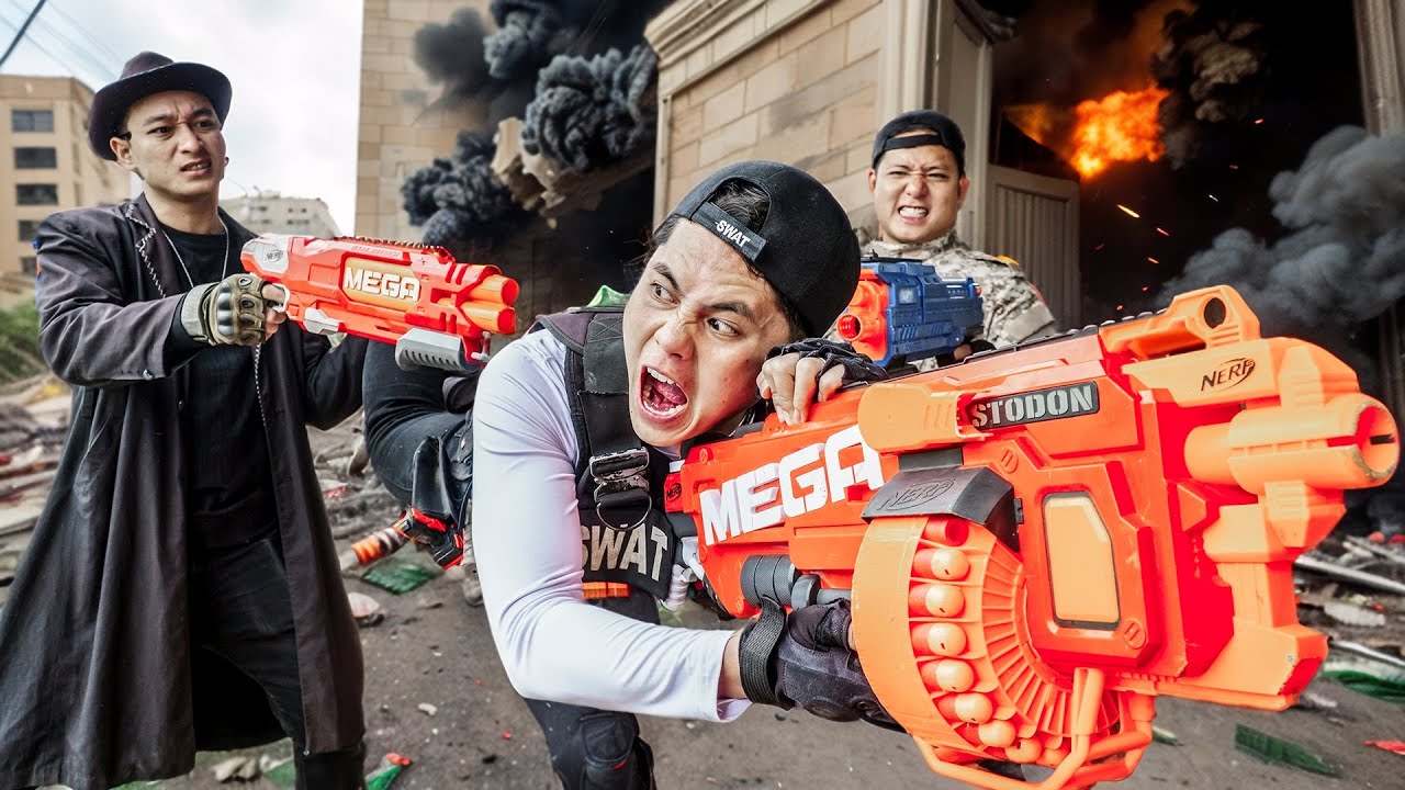 LTT Nerf War : Legendary Nerf Guns SEAL X Fight the invaders - The epic battle begins!