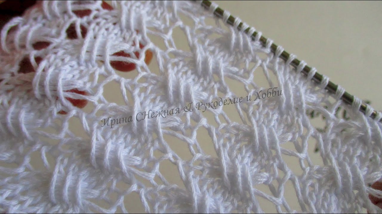 Переплетение необычным способом!!!  Ажурные Косы из вытянутых петель.