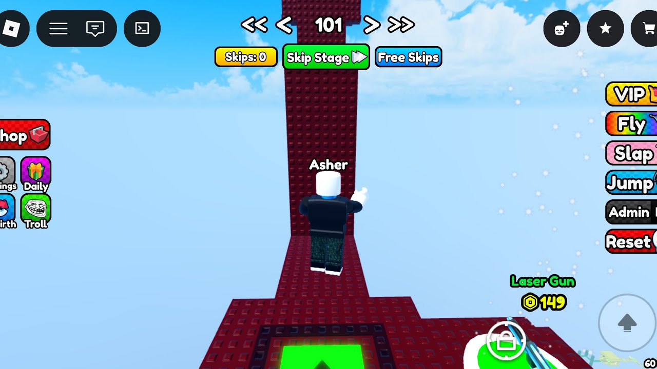 Mega impossible obby part three