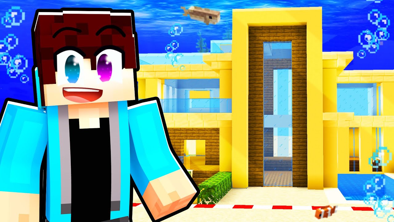 €1 vs €1.000.000 Minecraft Onderwater Bouw Battle!