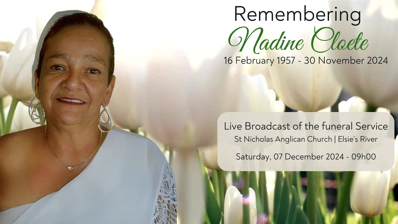In Loving Memory | Nadine Cloete  | 1957 - 2024