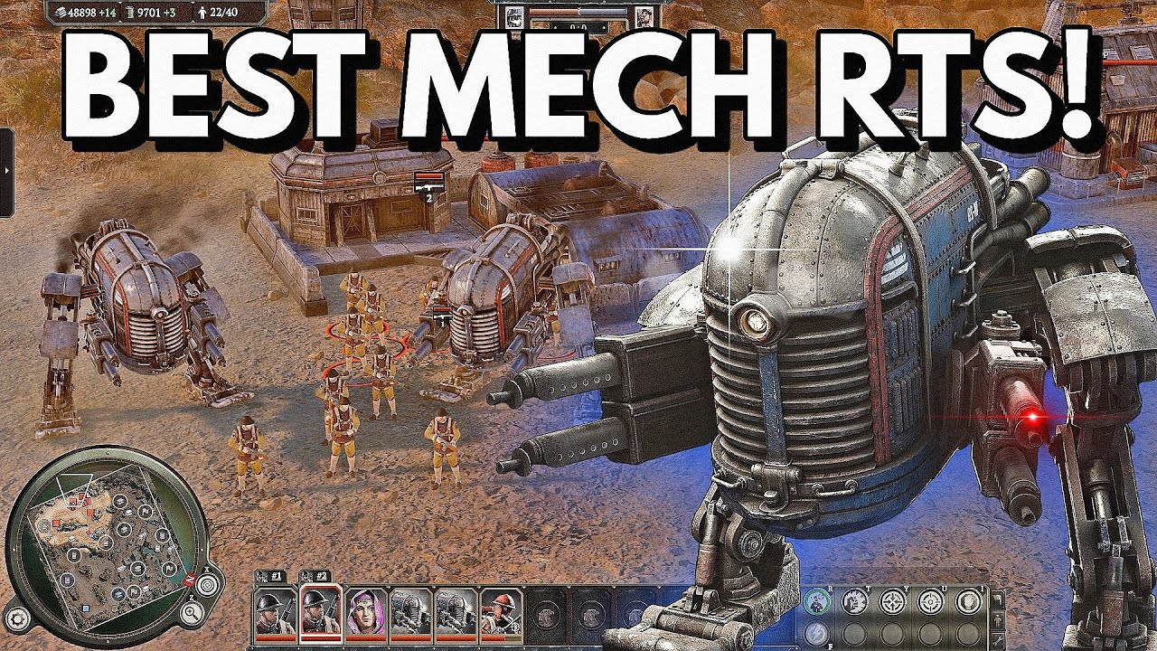 GIANT MECHS! Iron Harvest Best RTS 2025 | Usonia vs Saxony Multiplayer Gameplay