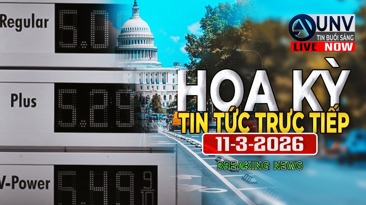 Tin tức trực tiếp buổi sáng ở mỹ 12-3-2026 | BREAKING NEWS | UNV Tin Buổi Sáng 【A6322】