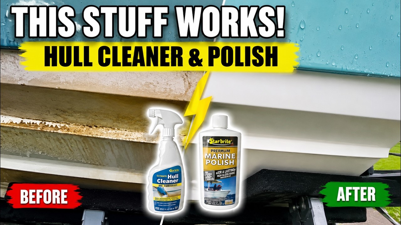 This Hull Cleaner Actually Works! | Star brite Boat Hull Restoration