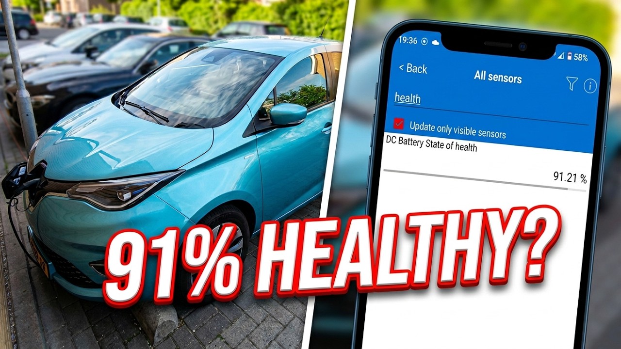 Уменьшение запаса хода электромобиля на 10% за 3 года? Как проверить состояние аккумулятора (SoH)...