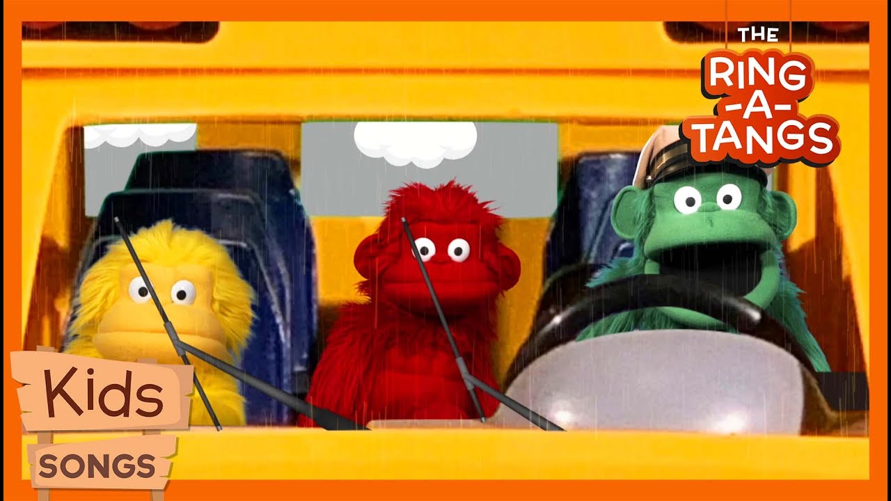 The Wheels on the Bus - Nursery Rhymes & Kids Songs | The Ring-a-Tangs Kids Show