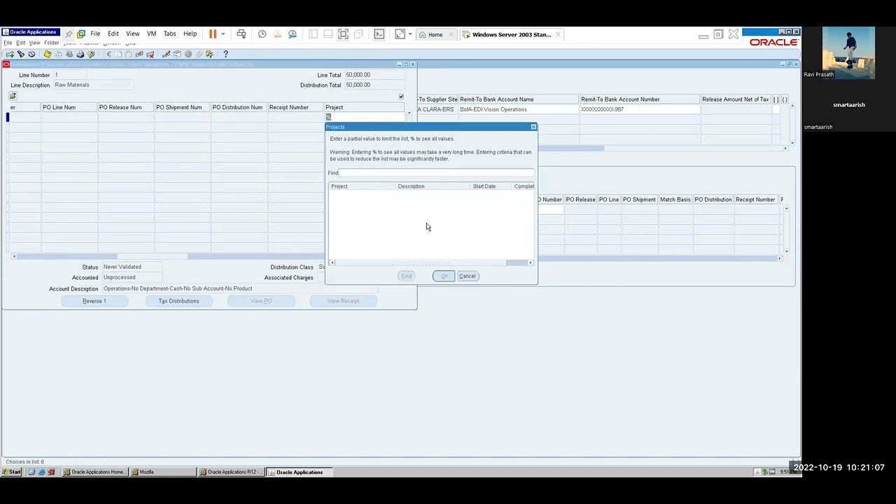 Oracle Functional Tutorials - Financials - R12 AP Invoices , Invoice types
