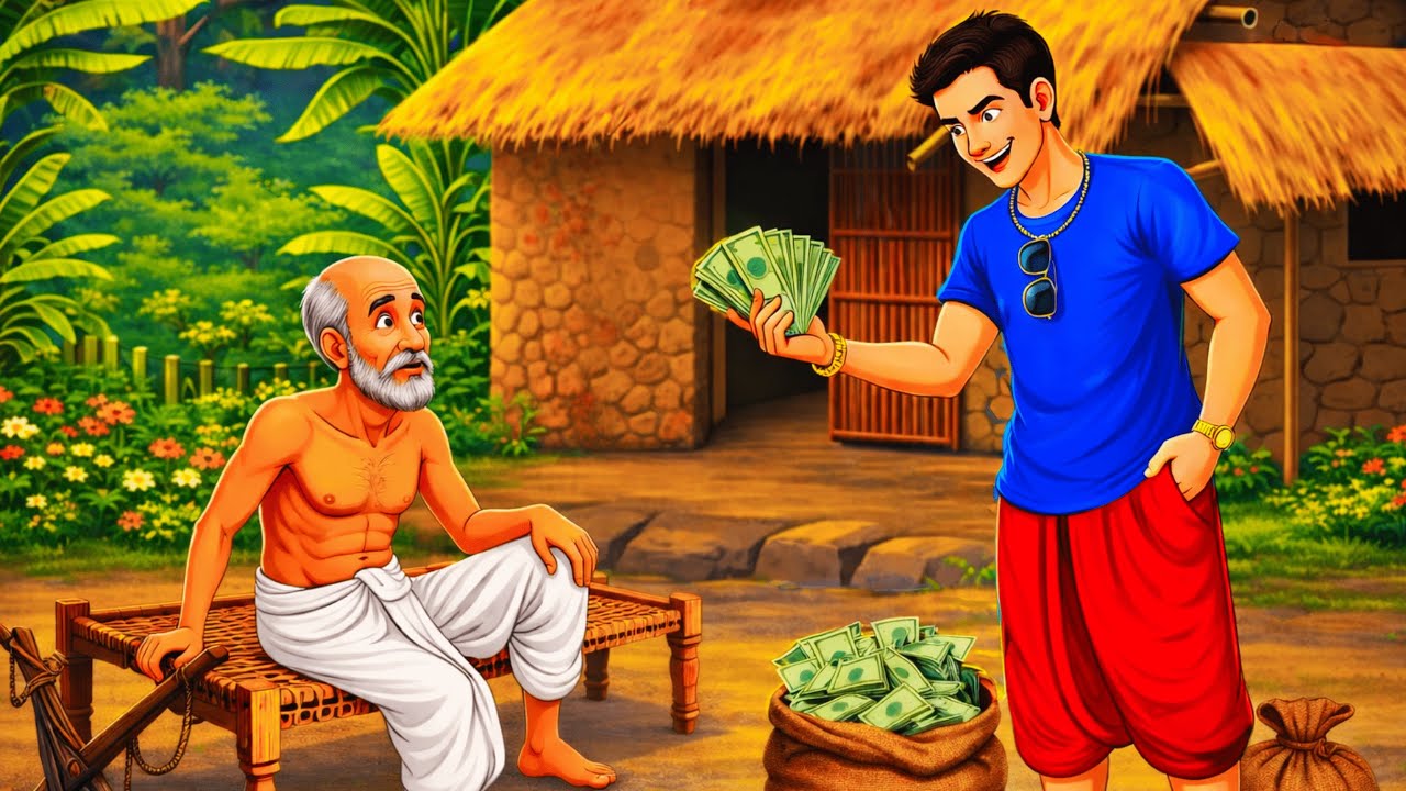 गरीब किसान और अमीर बेटा | Hindi Story | Hindi Kahani | Moral Stories | cartoon story
