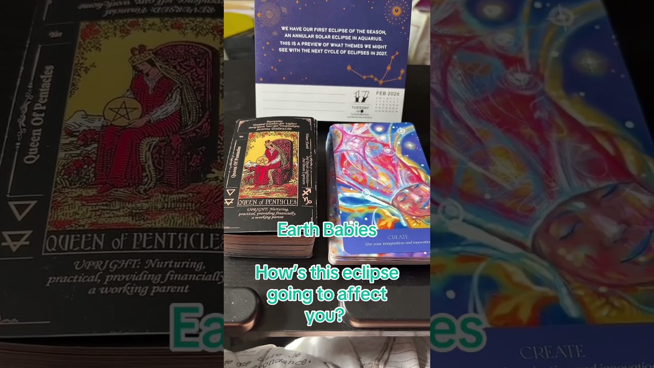 🌍 signs, how’s the eclipse affecting you? #tarot #astrology #capricorn #taurus #virgo #eclipse 
