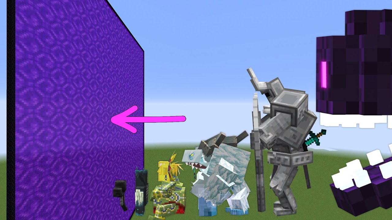 what if all bosses and the wither storm goes to nether??