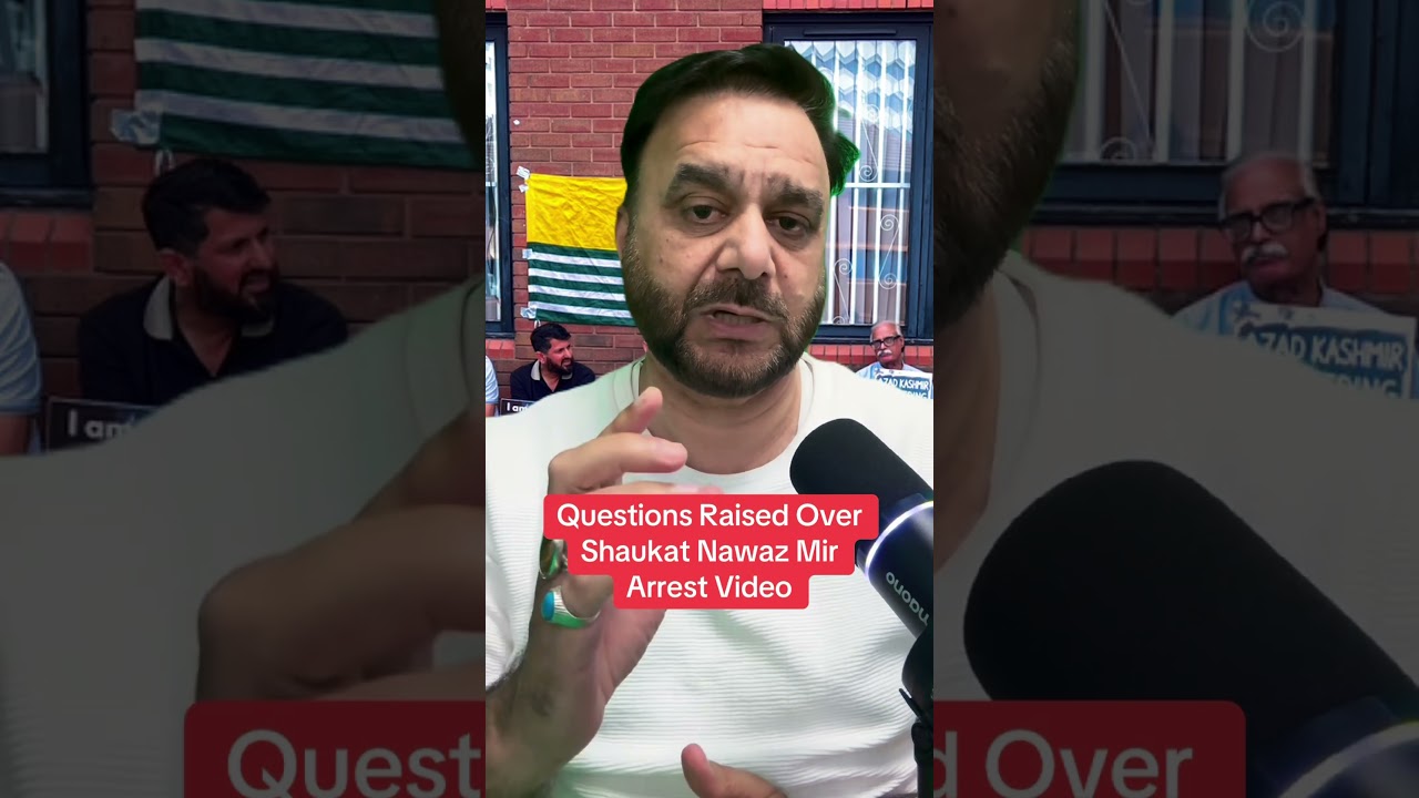 Questions Raised Over Shaukat Nawaz Mir Arrest Video #cninews