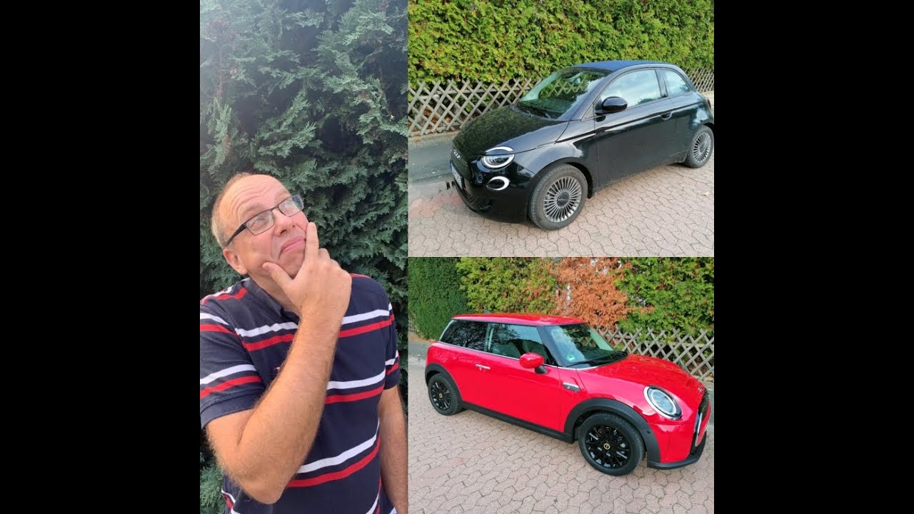 Frank goes electric: gleicher Preis !  Fiat 500e cabrio vs Mini SE electric. welcher passt besser ?