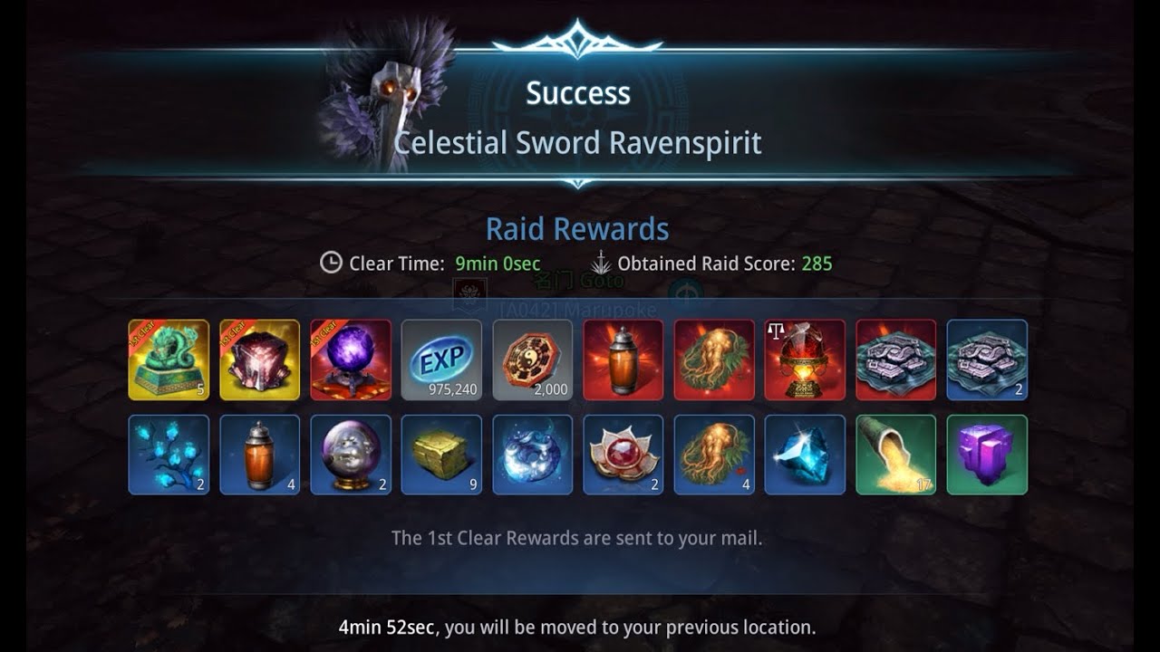NEW MIR4 HELL RAID CELESTIAL SWORD RAVENSPIRIT