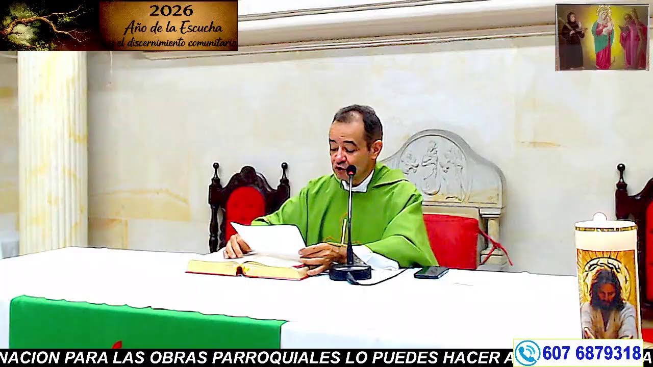 SAGRADA EUCARISTIA 6:00 AM - MARTES DE SEMANA VI DEL T. ORDINARIO - PBRO.  ELEAZAR A. MUÑOZ- FEB 17