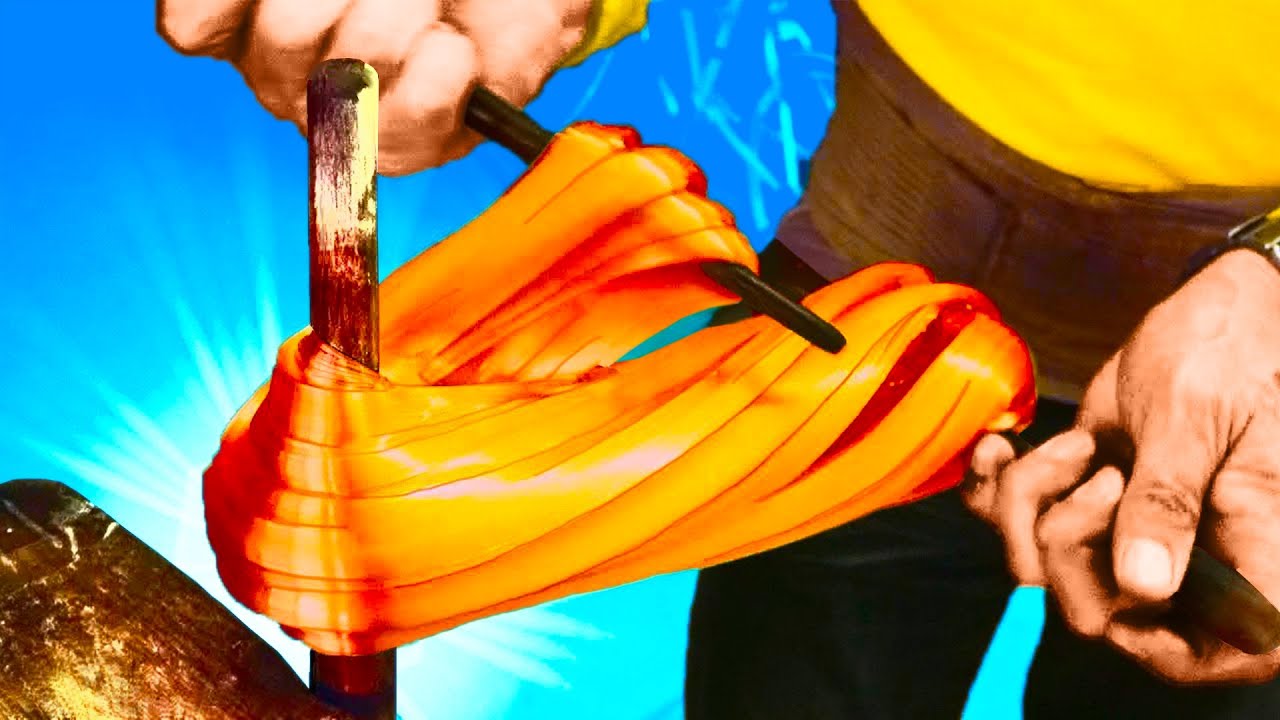 Ripetere incredibile cibo di strada / Caramelle Insolite / Mega Pizza al Formaggio / Pan di Spagna