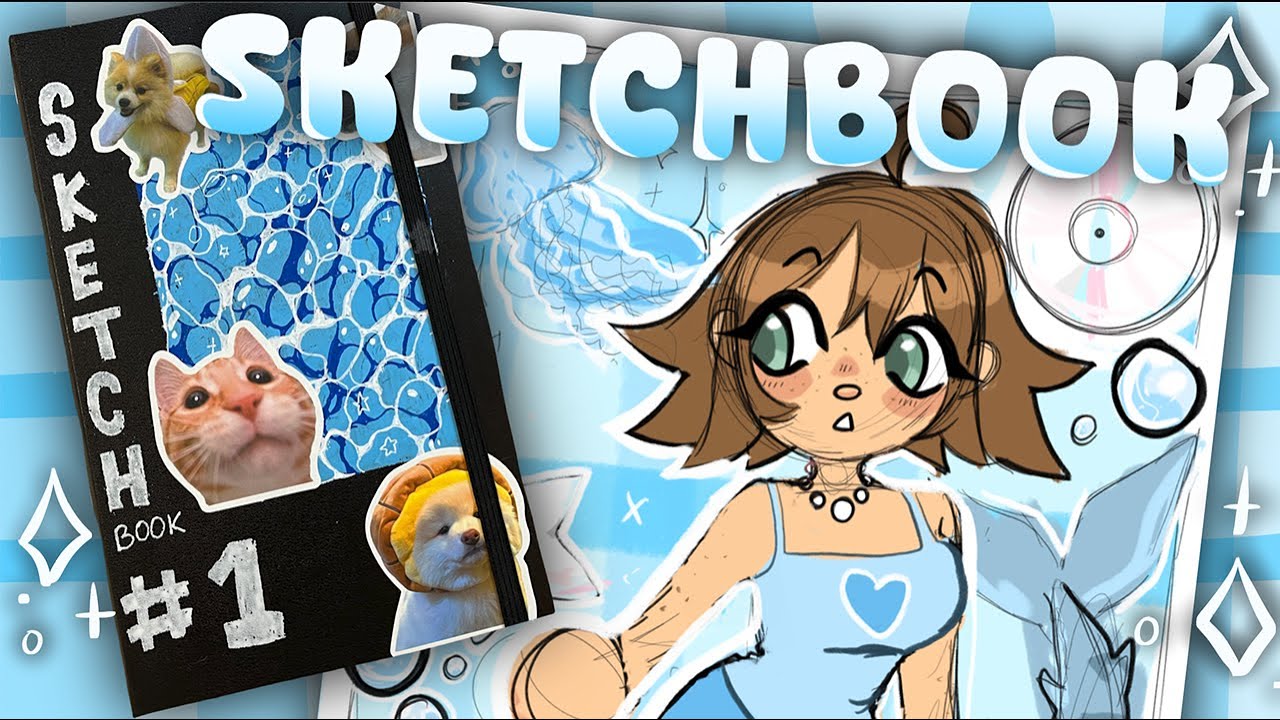 START A NEW SKETCHBOOK WITH ME | Chatting, Drawing