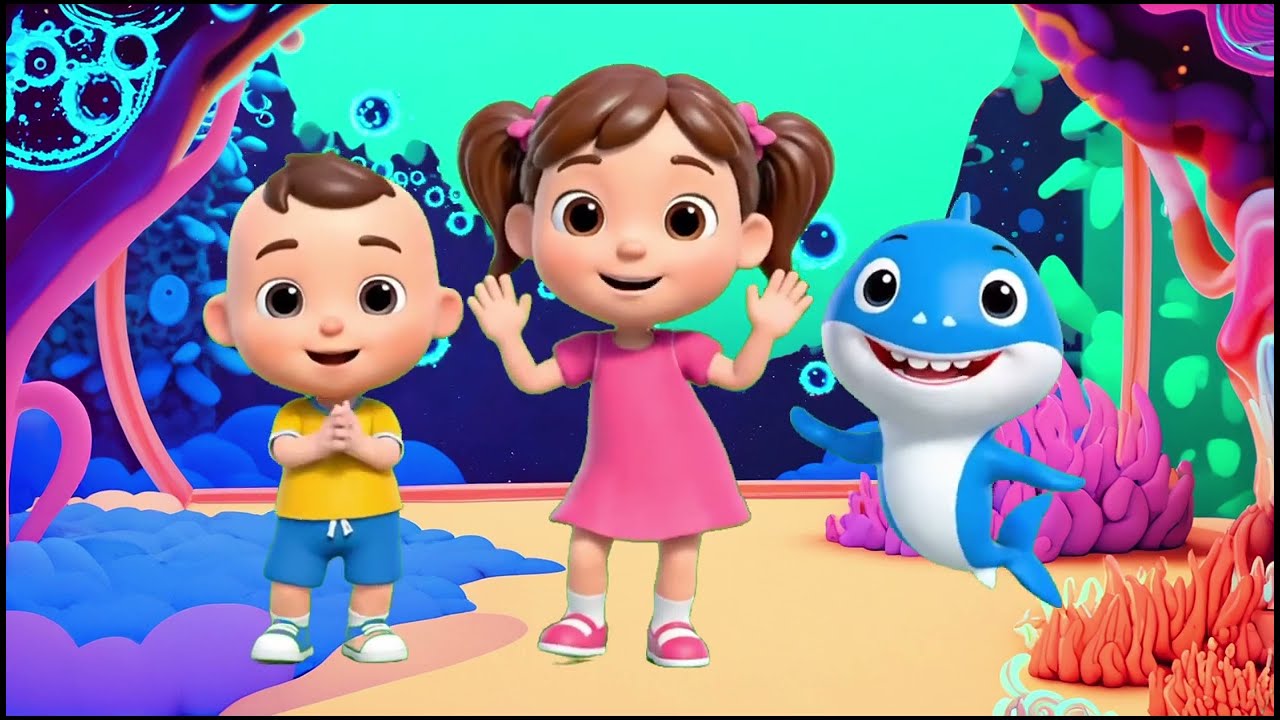 Baby Shark Song and Dance | Baby Shark Doo Doo Doo | Fun Nursery Rhymes for Kids