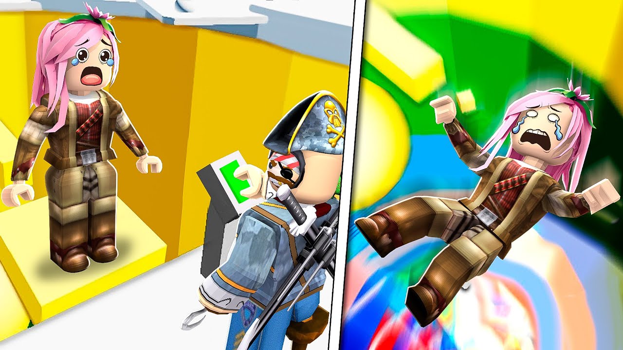 FACCIO CADERE PHERE DALLA TORRE DEL PARKOUR DI ROBLOX!