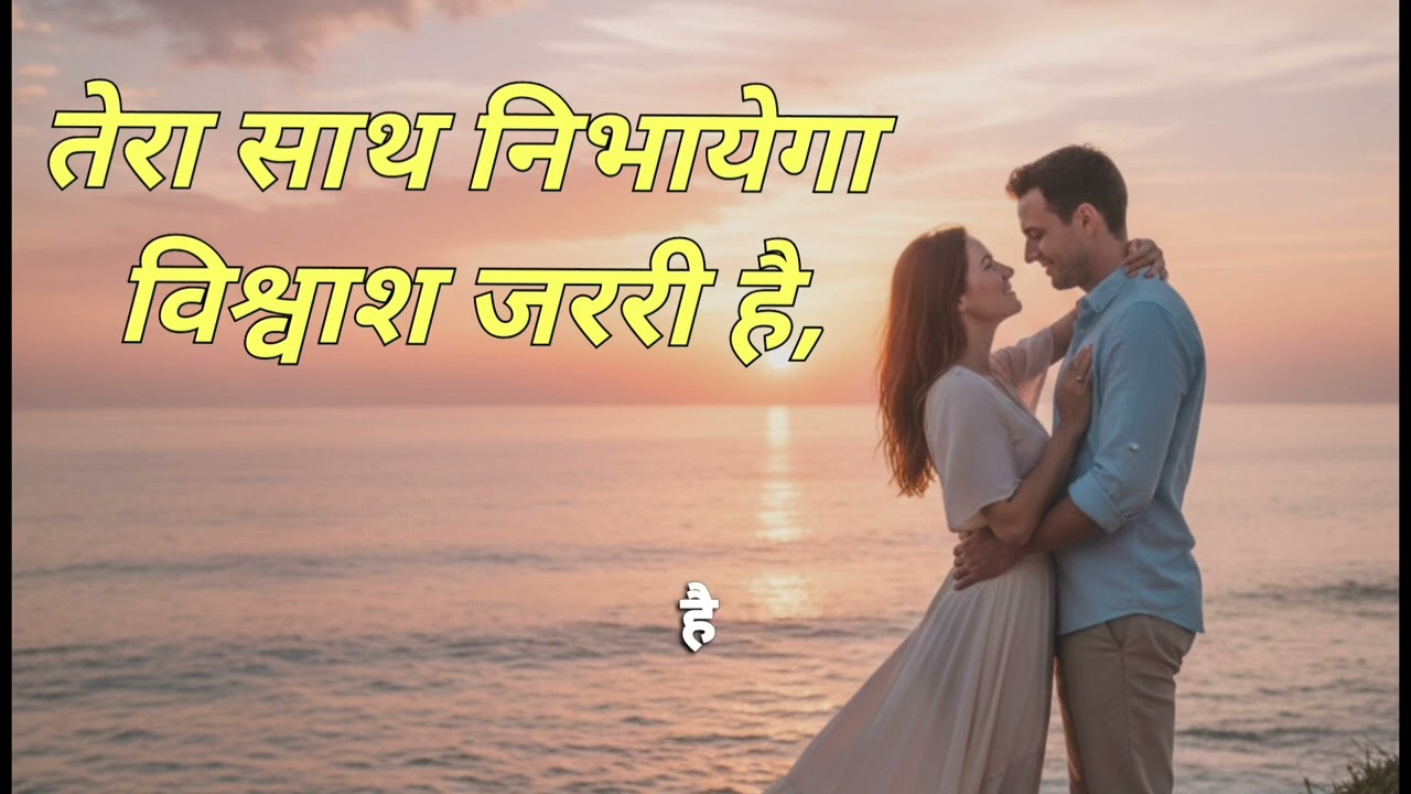 ❤️ Tera Saath Nibhayega – Vishwas Jaruri Hai | Romantic Love Song | Trending Now