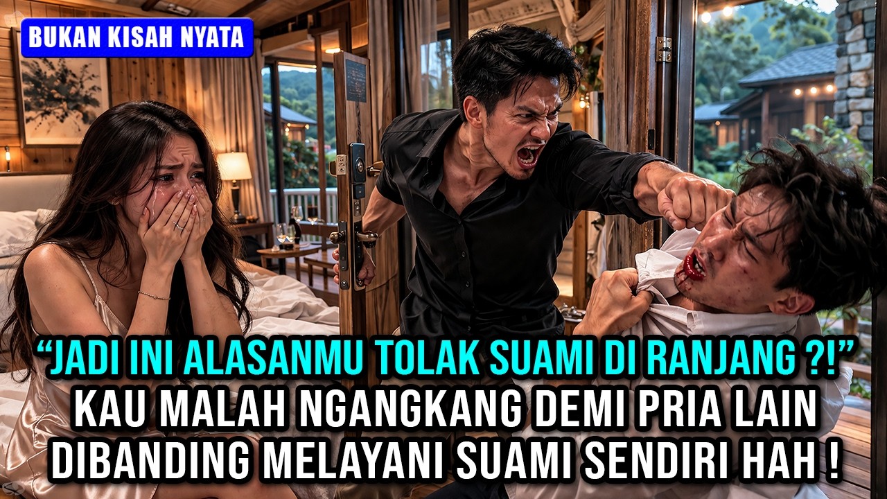 ISTRI PANIK ! SUAMI HAJAR SELINGKUHAN SAAT TEMUKAN ISTRINYA BERSAMA PRIA ITU DI PENGINAPAN !