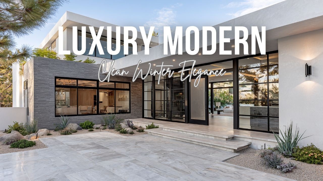 Luxury Modern Home Office Inspirations with Clean Winter Elegance for a Polished 2026 Space