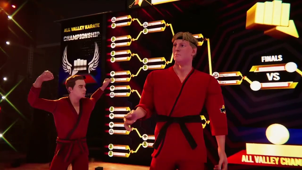 Cobra Kai  dojo rising. Gameplay All valley