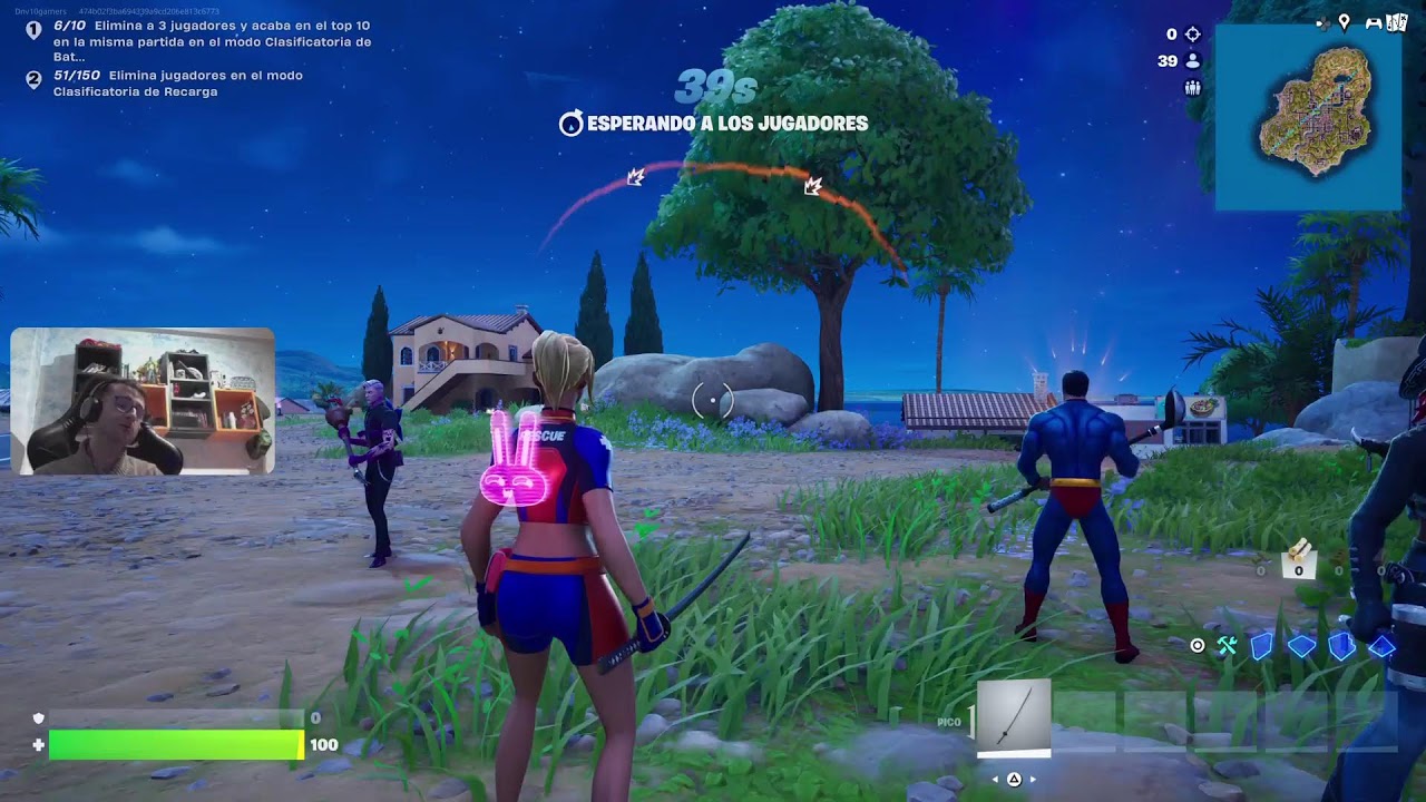 Jugando a Fortnite nuevo capítulo😎