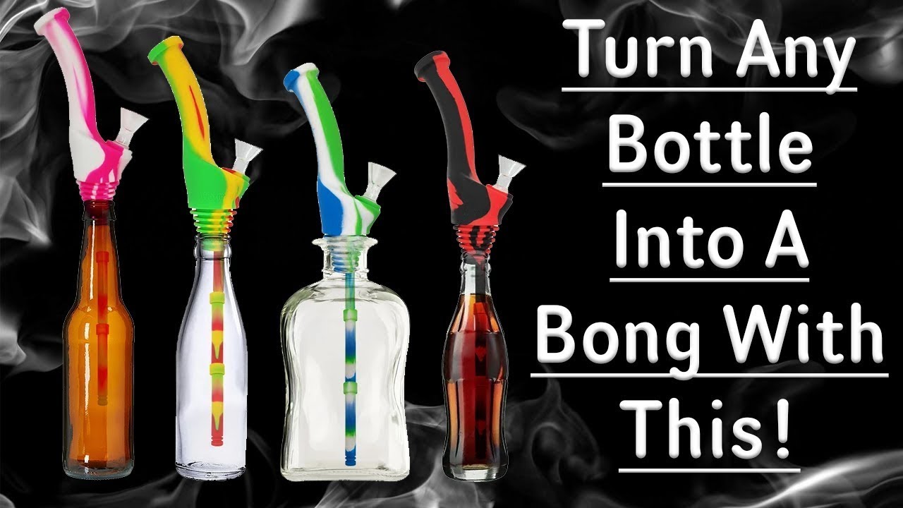 How To Make A Water Bottle Pipe |Waxmaid 8''  Universal Traveler  Review