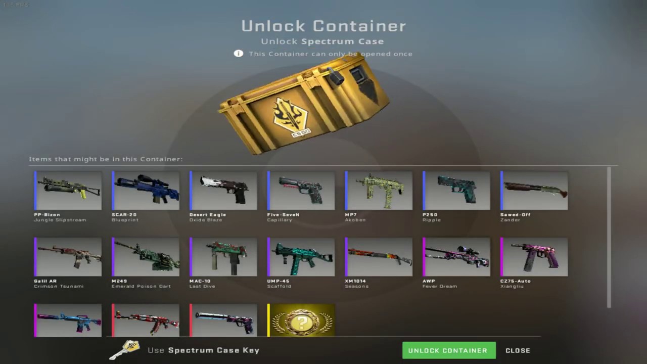 Spectrum Case Knife Unboxing