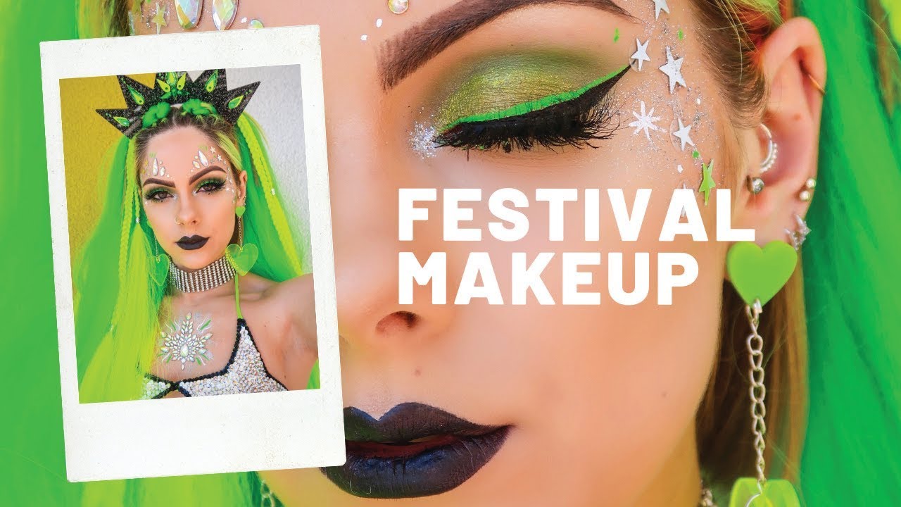 NEON FESTIVAL HAIR & MAKEUP