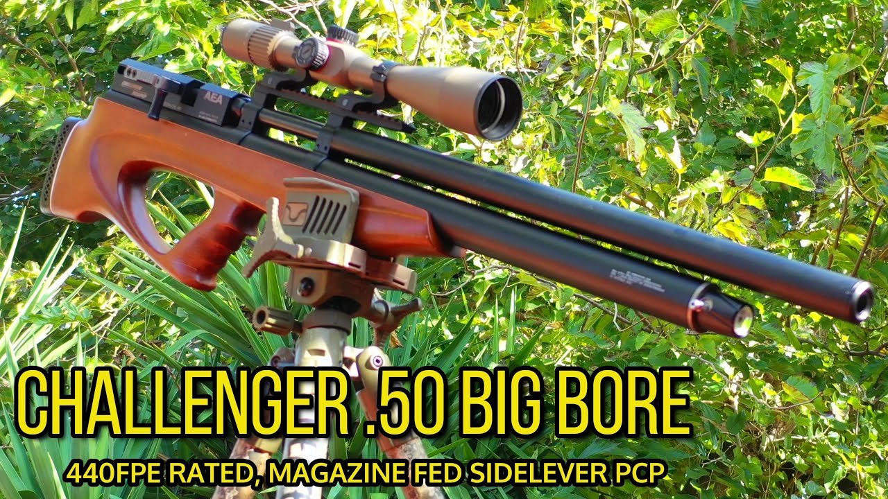 ( AEA CHALLENGER BULLPUP 50 CAL ) 440 FPE MAG FED MONSTER!  MORE POWER THAN 9mm FMJ?! BEST PCP 2022!