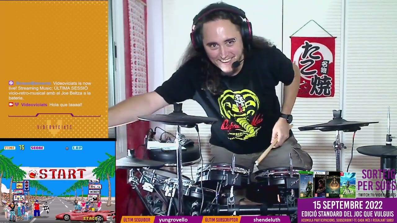 ÚLTIMA SESSIÓ vicio-retro-musical amb el Joe Beltza a la bateria.