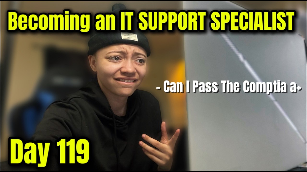 Becoming an IT Specialist – Day 119 | CompTIA A+ Studying & Real Troubleshooting