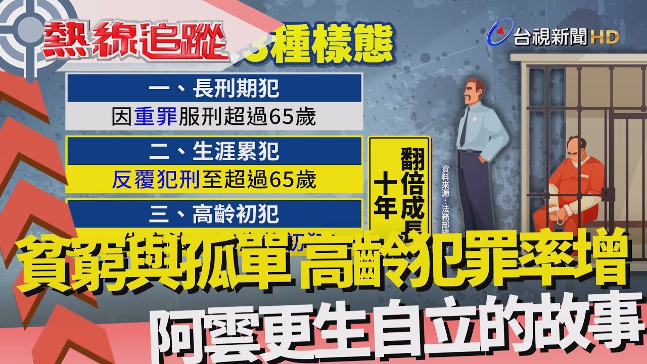 熱線追蹤-伸出溫暖援手 接住高齡更生人