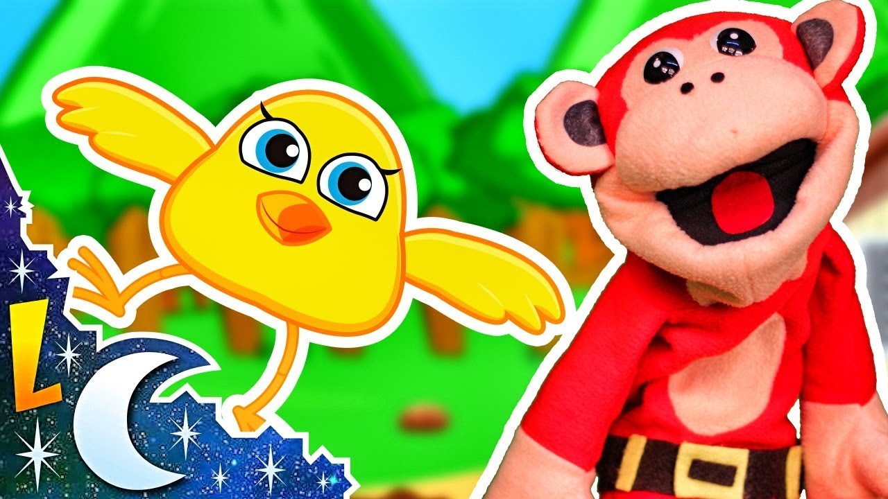 El Pollito Amarillito | El Mono Sílabo | Canciones Infantiles | Lunacreciente