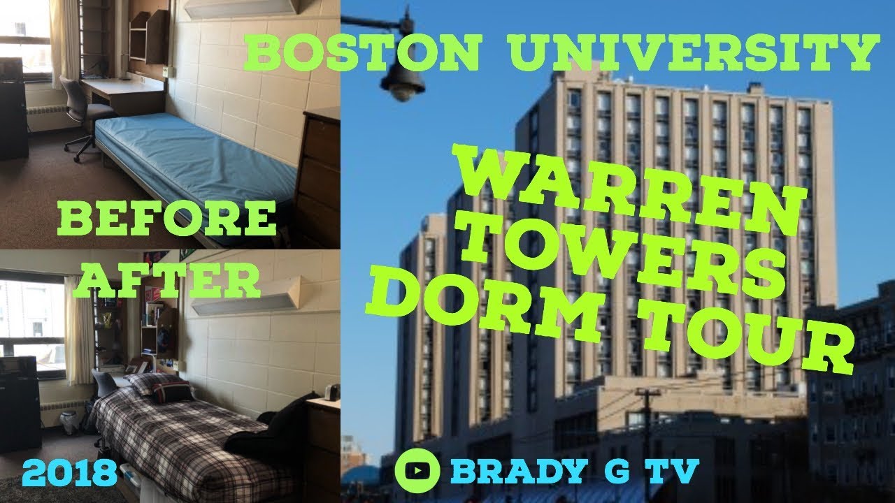 WARREN TOWERS DORM TOUR | Boston University 2018