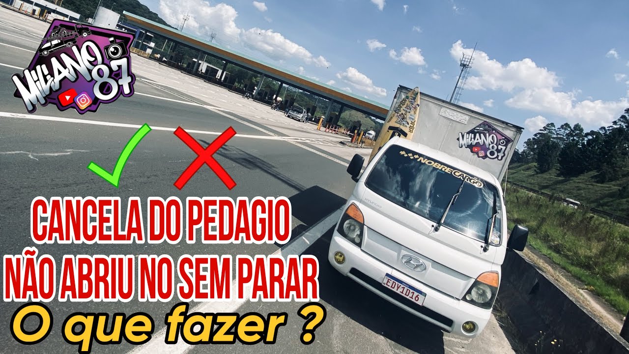 O QUE FAZER QUANDO A CANCELA DO PEDAGÍO NÃO ABRE COM O SISTEMA DO SEM PARAR ?