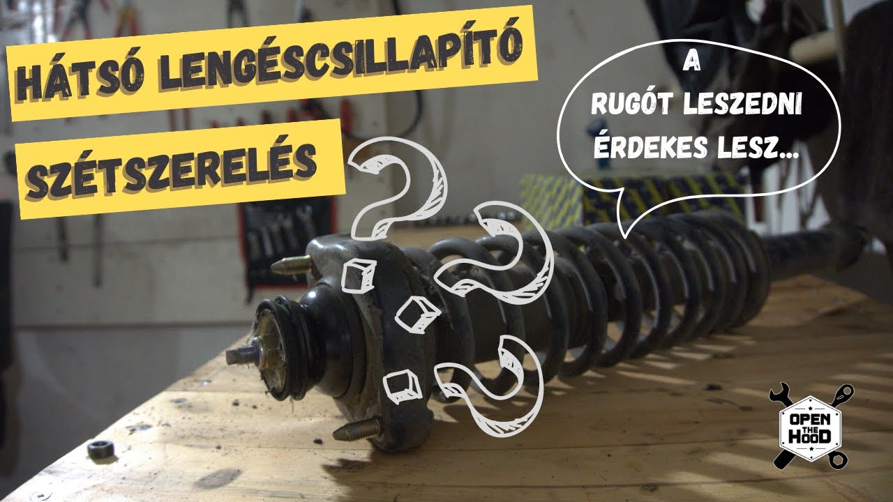 Hátsó lengéscsillapító szétszerelés és csere | Mitsubishi Space Star