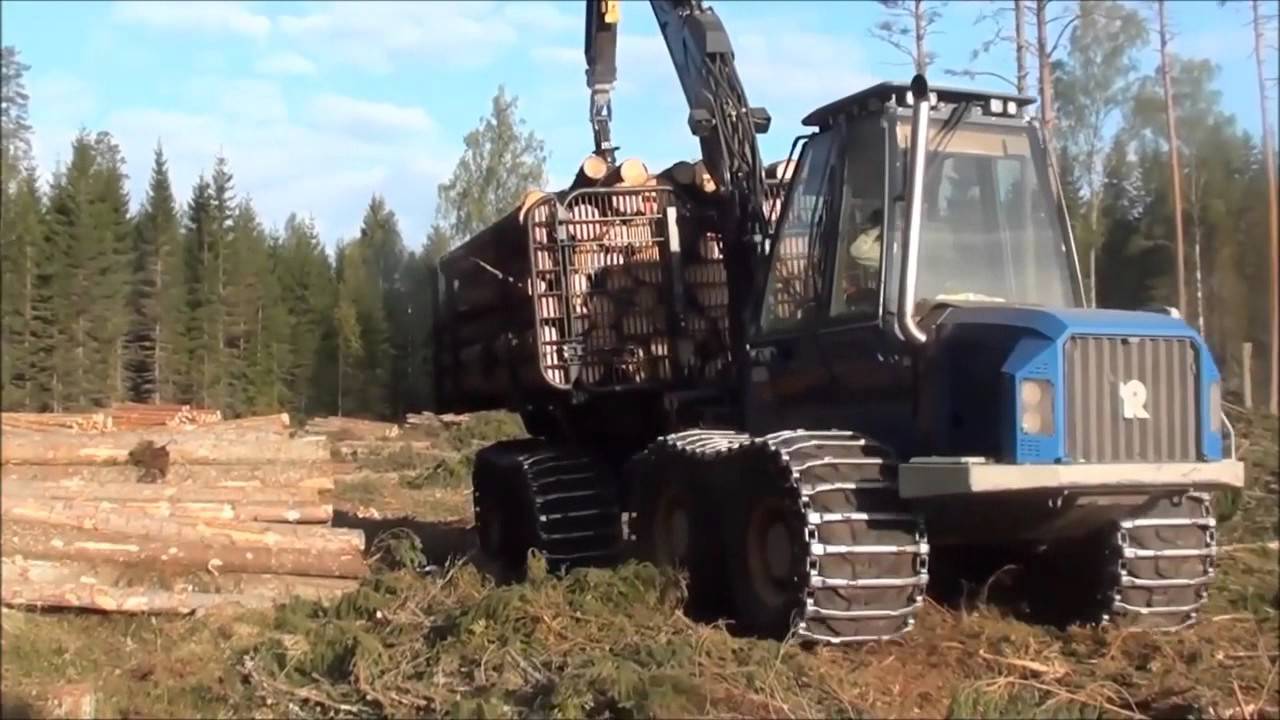 Rottne F18 Smooth Loading/Unloading