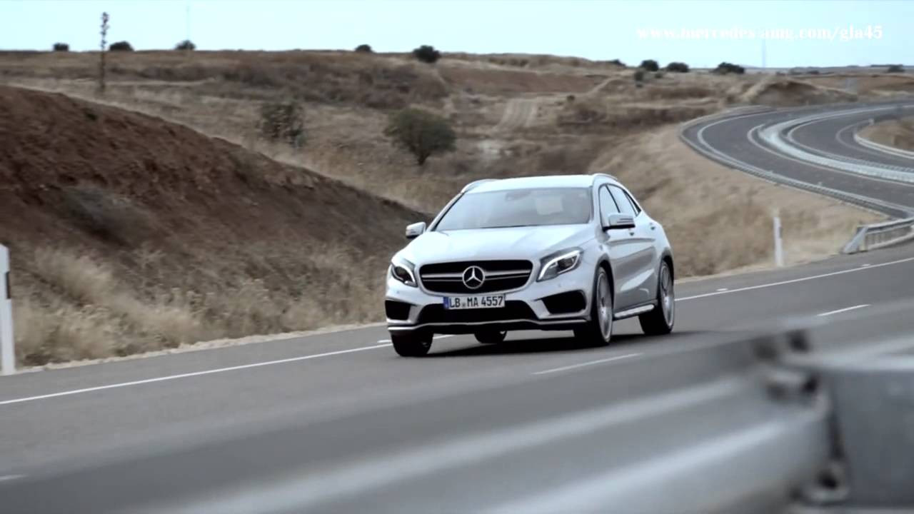 The New Mercedes-Benz GLA45 AMG Trailer