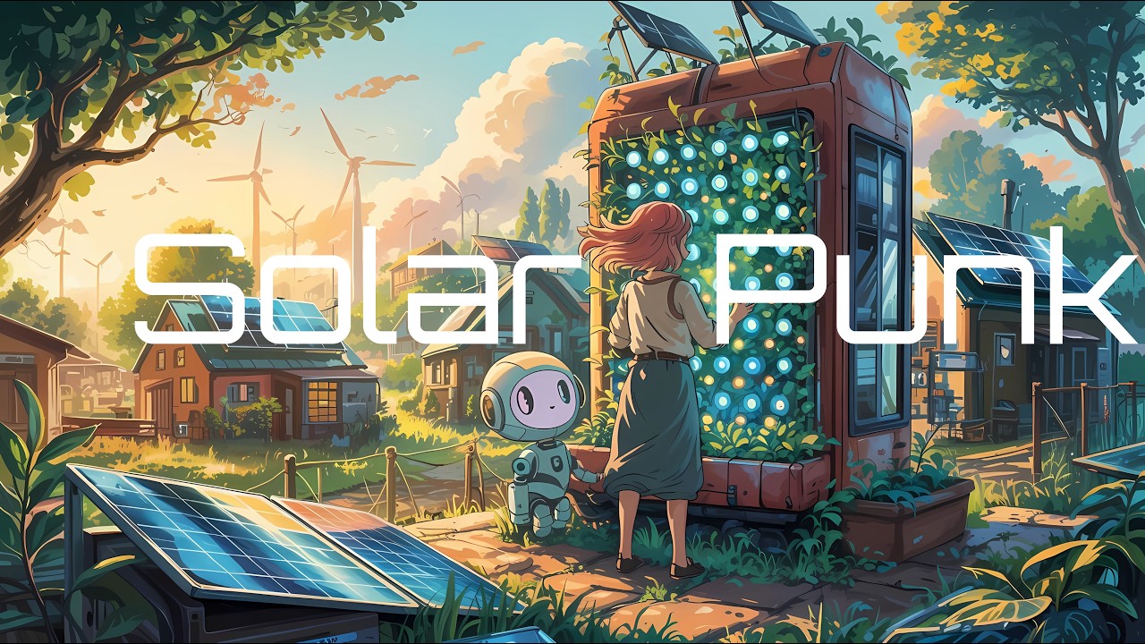 Sunsets, Circuits, and Silent Promises &ndash; Solar Punk Lofi  from the Eco Era