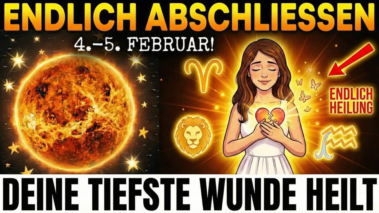 Morgen: Venus-Chiron Portal HEILT deine tiefsten Liebeswunden - 3 Sternzeichen finden Abschluss