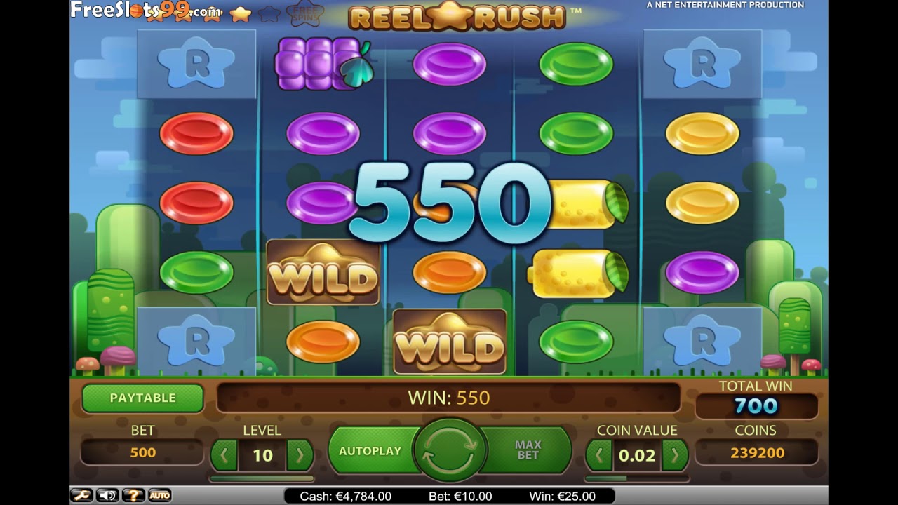 Reel Rush Slot BONUS GAME