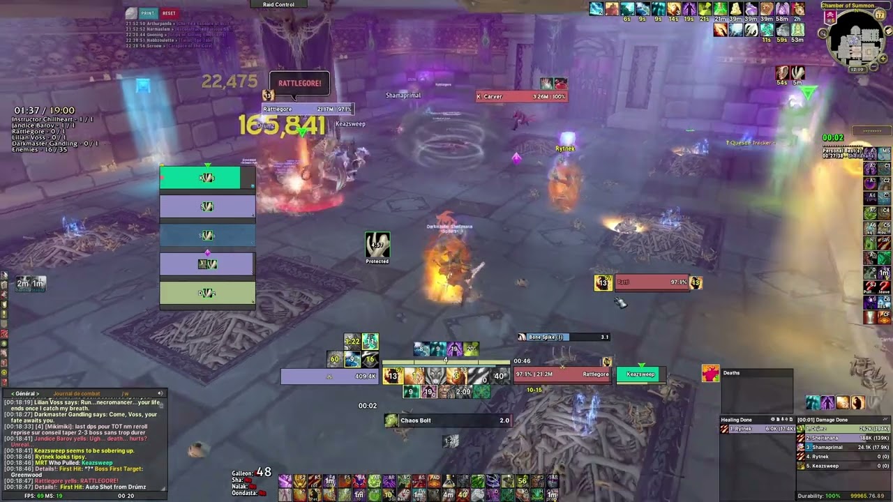 3.46 Scholomance CM S2 MoP - World first destro lock pov