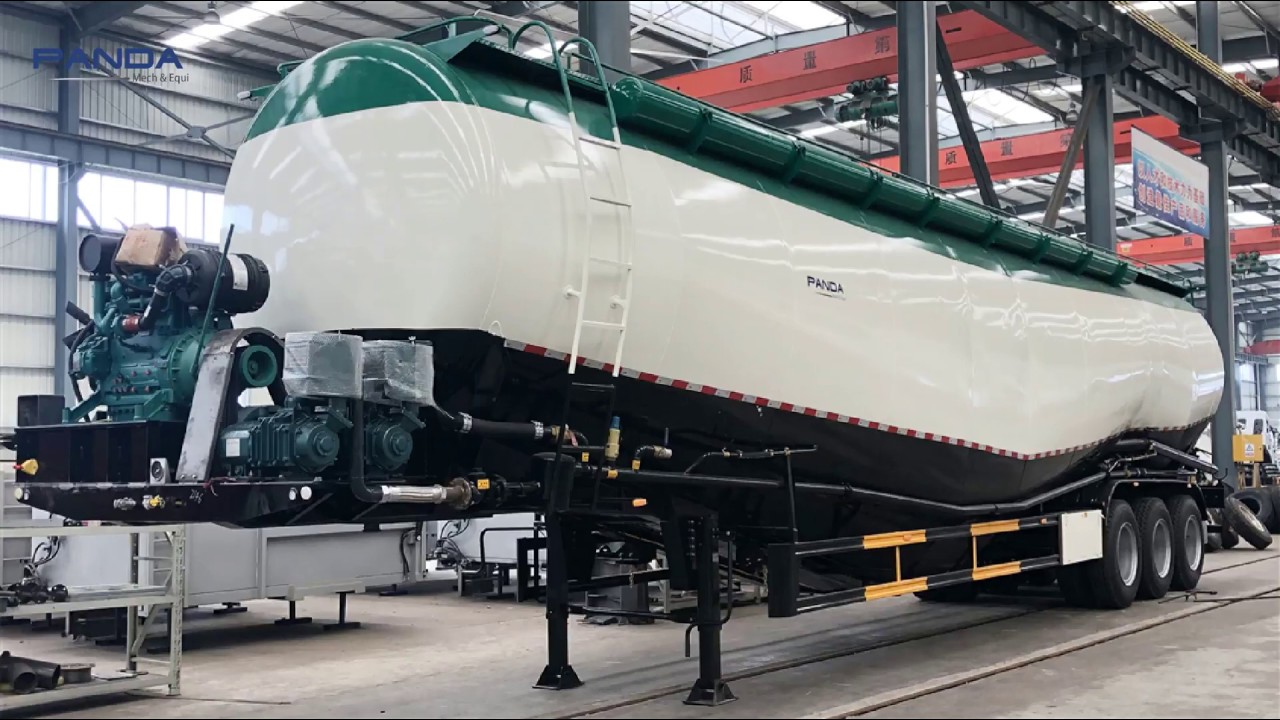 100m3 120ton cement trailer bulker tanker