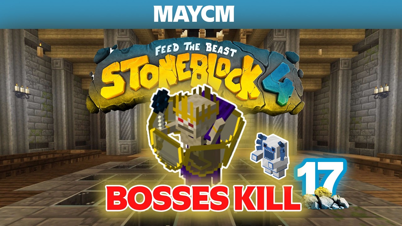 Minecraft Stoneblock 4 | Tập 17: Giết hết boss của Twilight Forest Siêu dễ