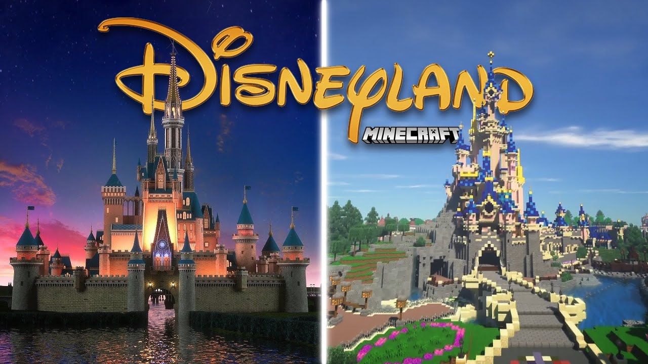 ILS ONT REFAIT DISNEYLAND SUR MINECRAFT