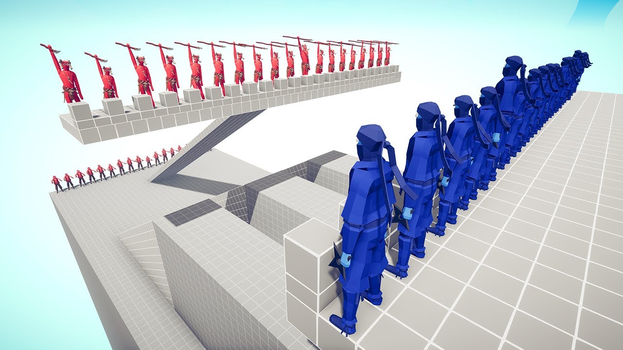 Tournament on The Lines Map in TABS! | Totally Accurate Battle Simulator TABS